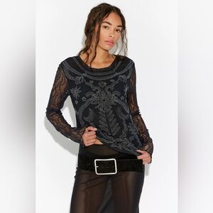 Free people Celestial Circus Long Sleeve Top